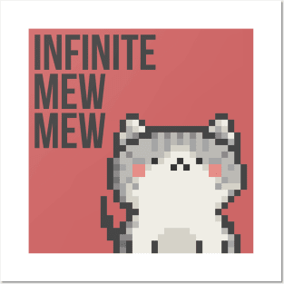 Pixel Cat 010 Posters and Art